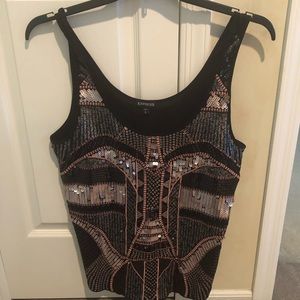 Express Sequin Tank